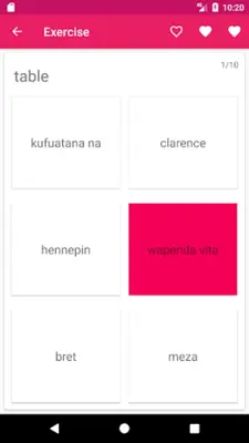 Swahili English Dictionary android App screenshot 2