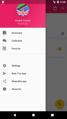 Swahili English Dictionary android App screenshot 5